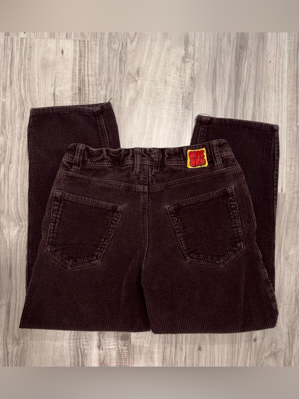 Y2K Empyre vintage brown corduroy straight leg pants woman’s 24